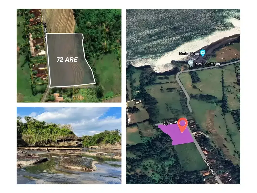 [Dijual] Tanah 72 Are, Jalan Batu Mejan, Tabanan - Dekat Pantai - Image 5 of 6