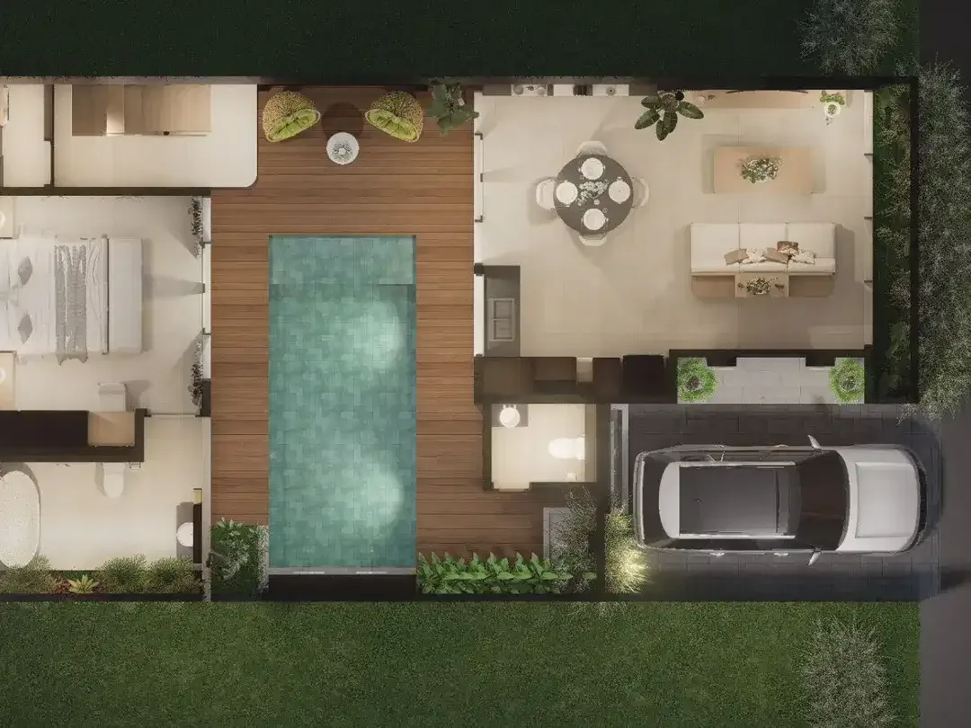 villa design tropical di Ungasan,dkt pantai,daerah strategis - Image 3 of 10