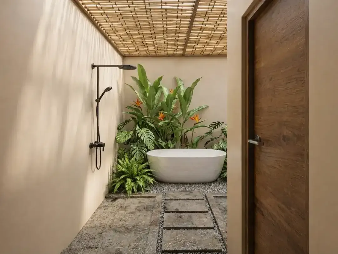 Villa dengan konsep modern Mediterranean di daerah Melasti dekat Ungasan, Badung. - Image 8 of 8