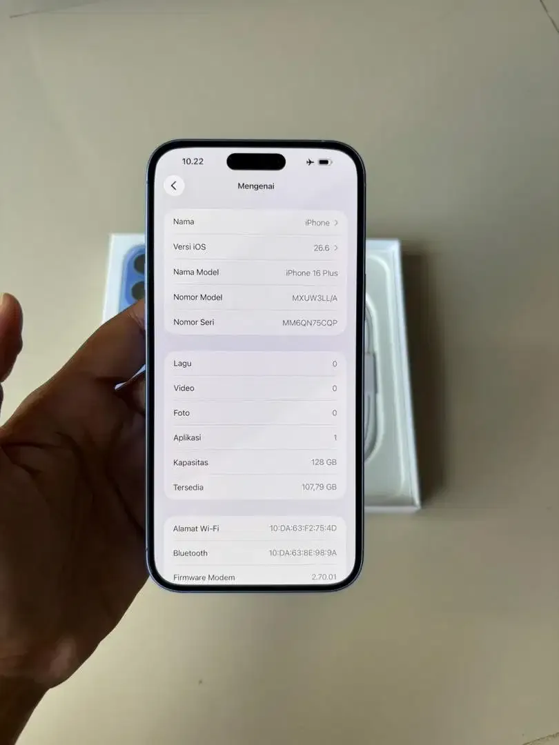 iPhone 16 Plus Ultramarine 128GB inter all operator - Image 2 of 7