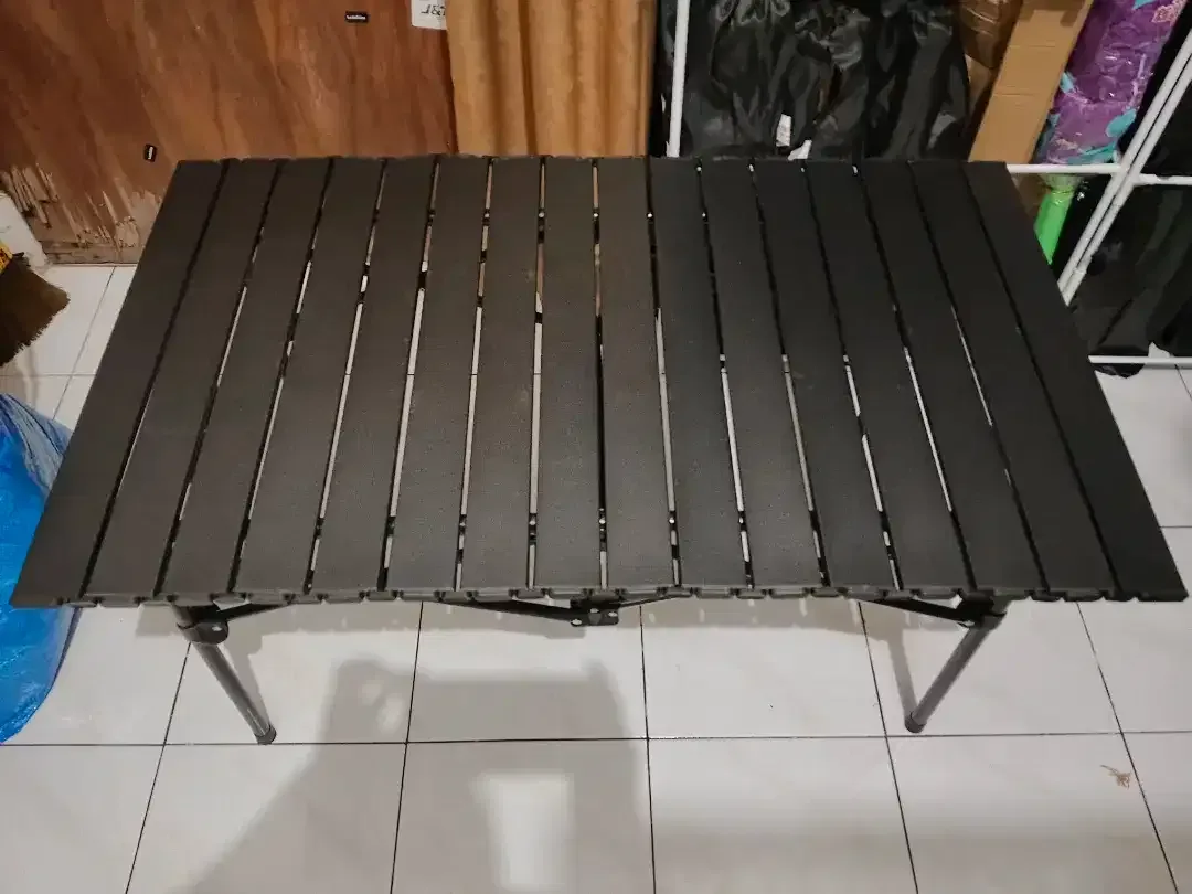 200rb BARU-Meja Camping Lipat Outdoor portable 95x52x50cm Bahan kuat - Image 3 of 4