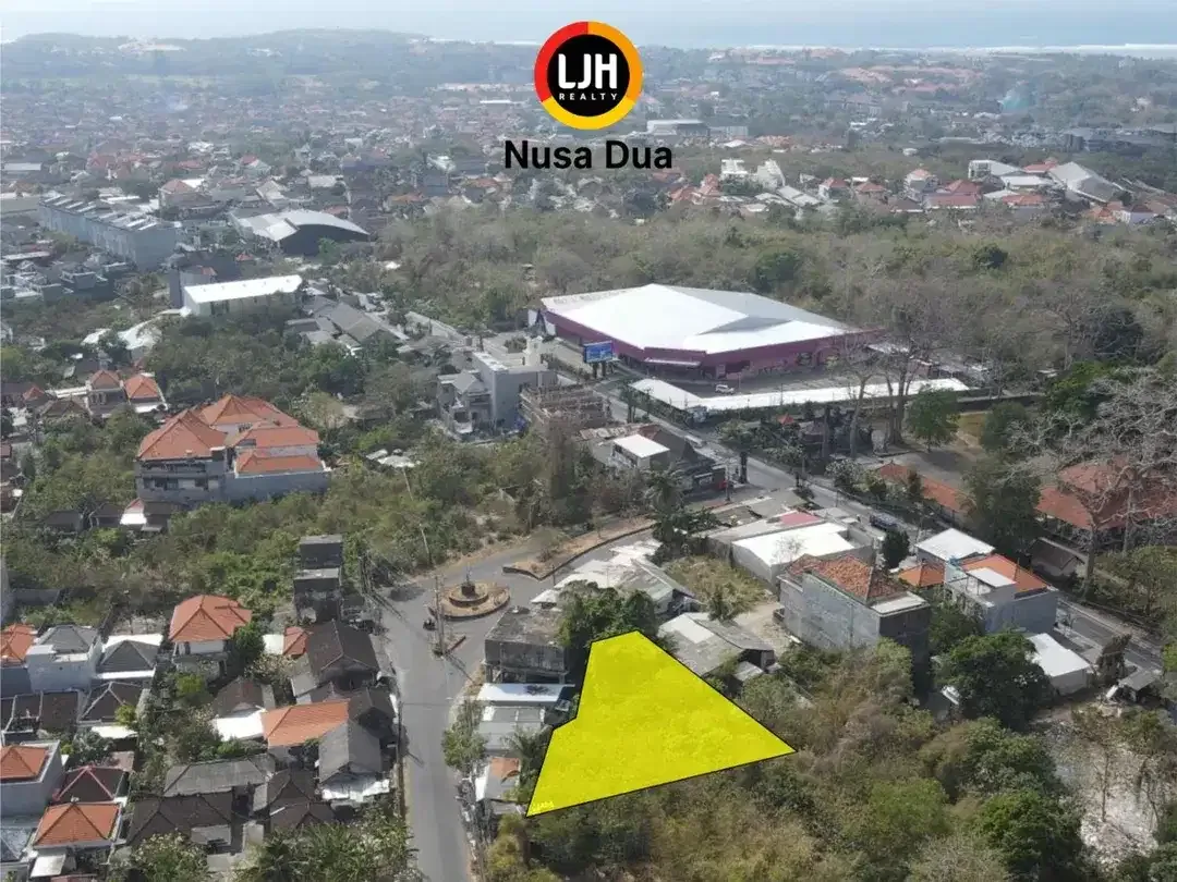 Tanah Komersil Ngantong Hoki! Harga MURAH di Nusa Dua Dekat Puja Mandala ITR Zona Perdagangan dan Jasa - Image 1 of 9
