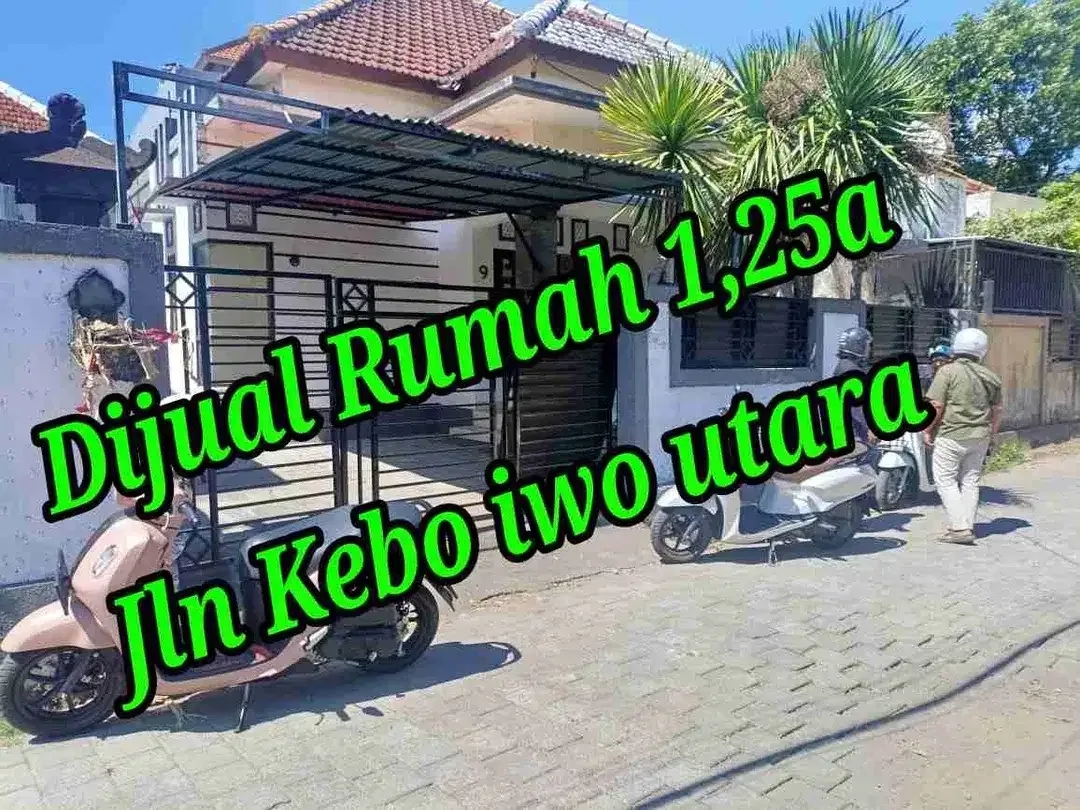 Dijual Rumah 1,25a di Jln Kebo Iwa Utara Denpasar Utara Bali - Image 1 of 10