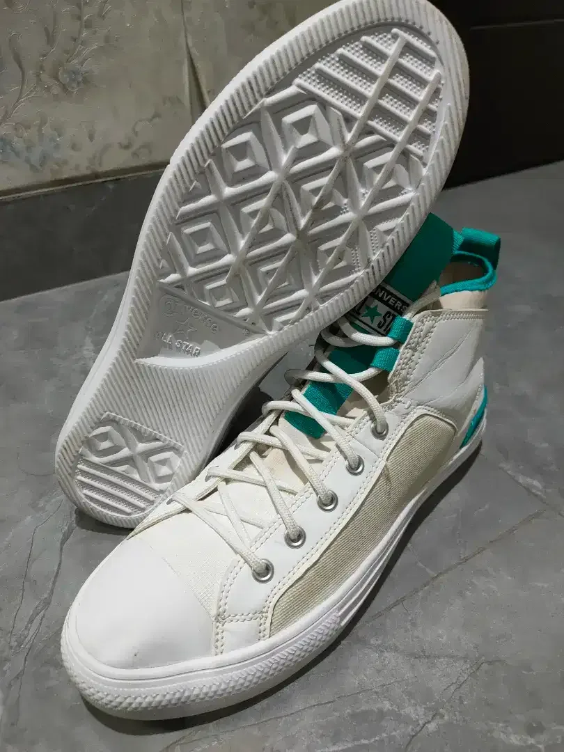 Sepatu Converse white green uk41,5 - Image 2 of 2
