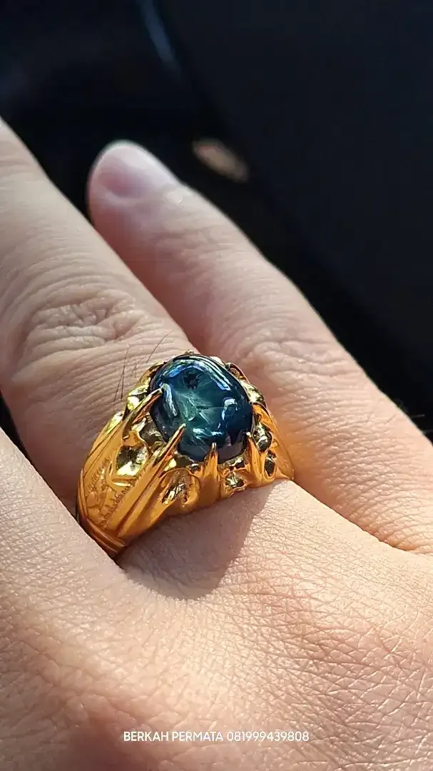 Natural fancy sapphire corundum - Image 7 of 8