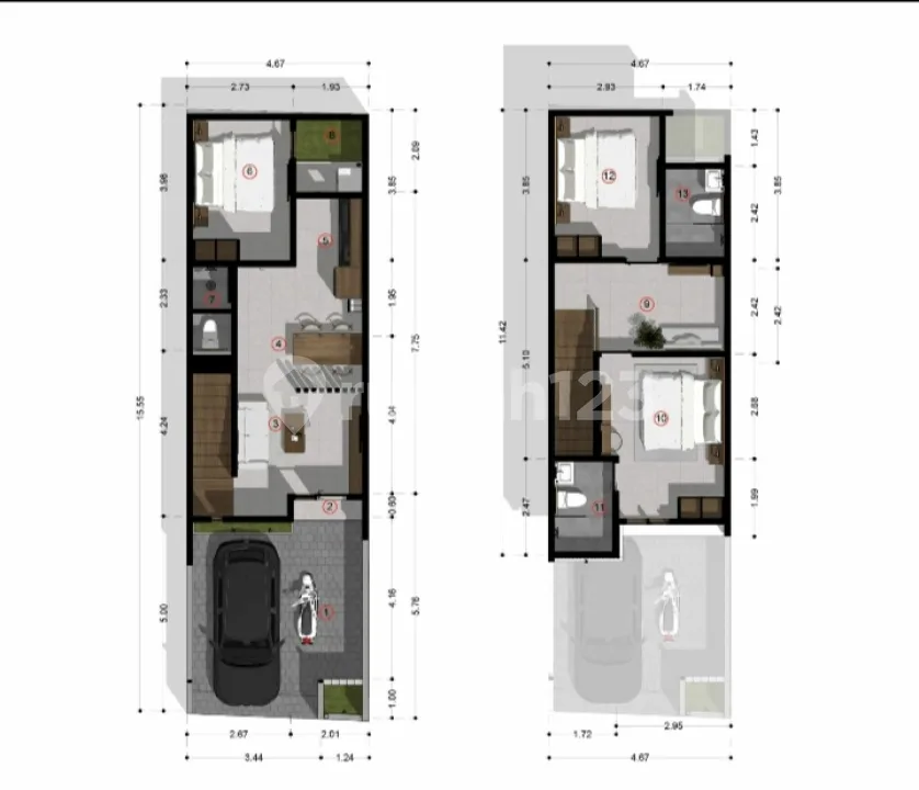 Di Jual Rumah Baru Murah Lokasi Premium - Image 4 of 4