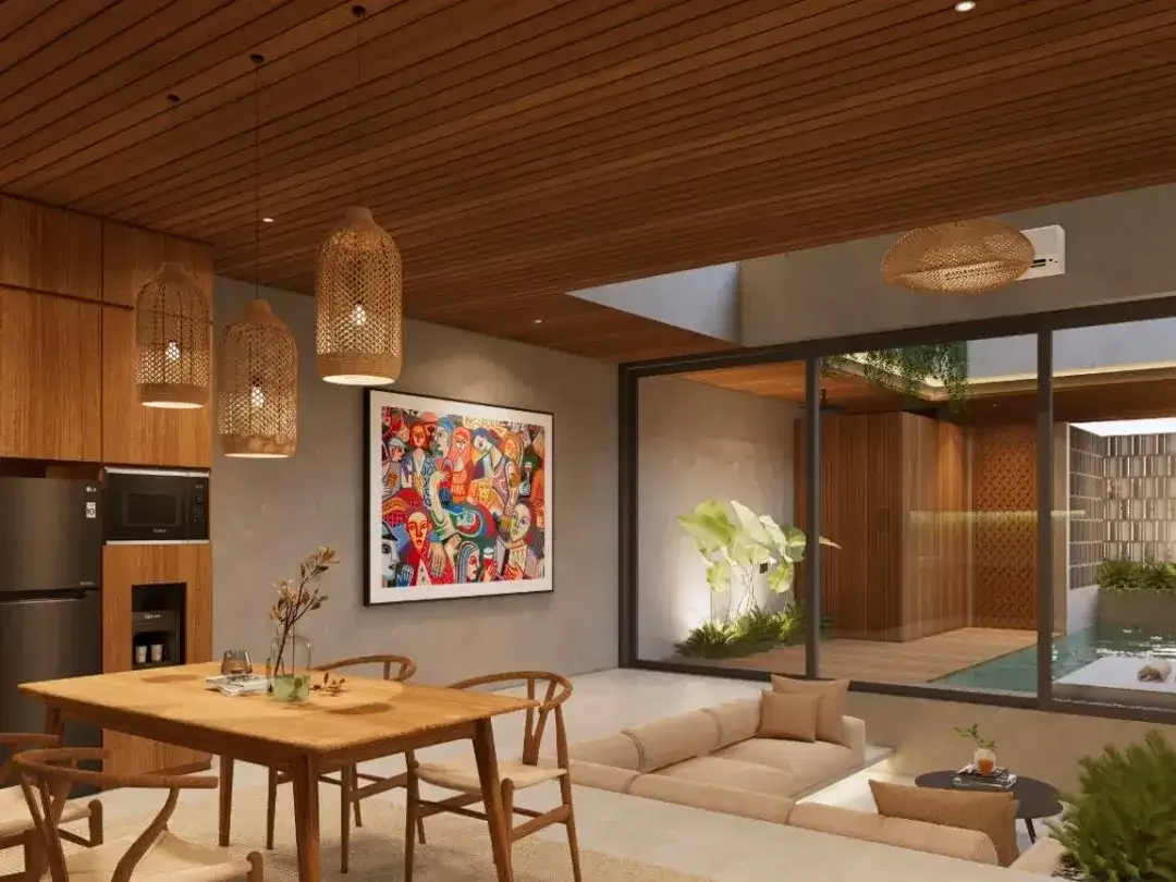Exclusive 29-Year Leasehold Villa n Canggu with Private Pool, Walking Distance to Lifestyle Destinations – Modern Tropical Design - Image 1 of 10