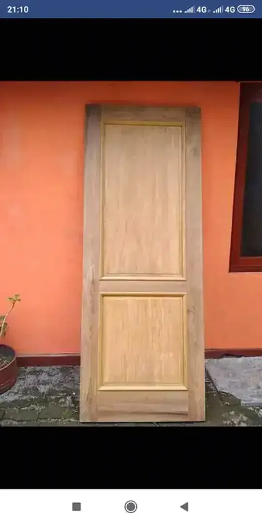 Jual daun pintu bahan kayu mahoni dan jati - Image 3 of 4