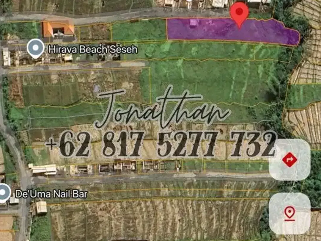 Dijual Tanah Premium 13 Are Pink Zone Dekat Pantai Seseh Canggu Bali - Image 10 of 10