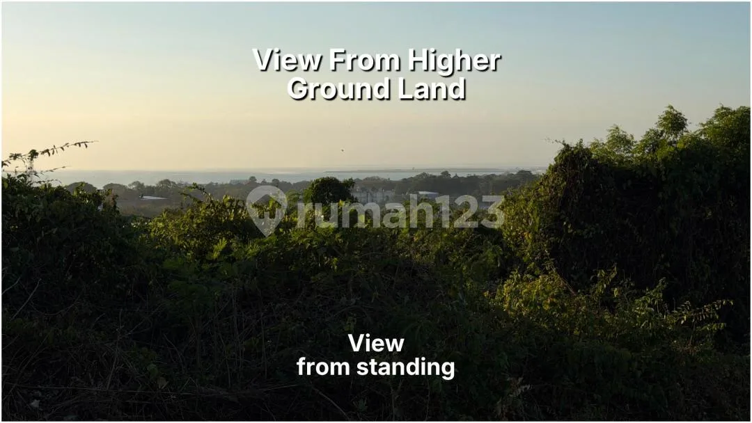 Ocean & Airport View Land For Sale Jimbaran 20 Are Pink Zone - Image 4 of 4