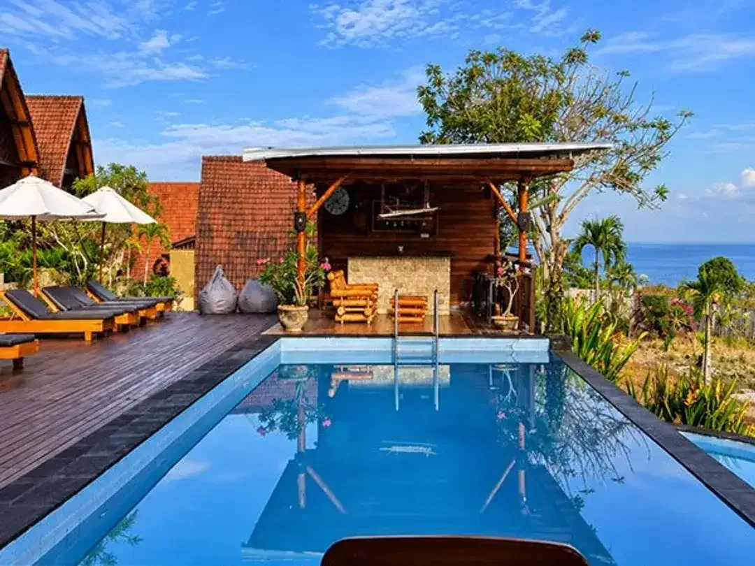 [Ams-013.Ast] For Sale Villa Hotel View Laut & Gunung Agung - Nusa Penida Bali - Image 6 of 10