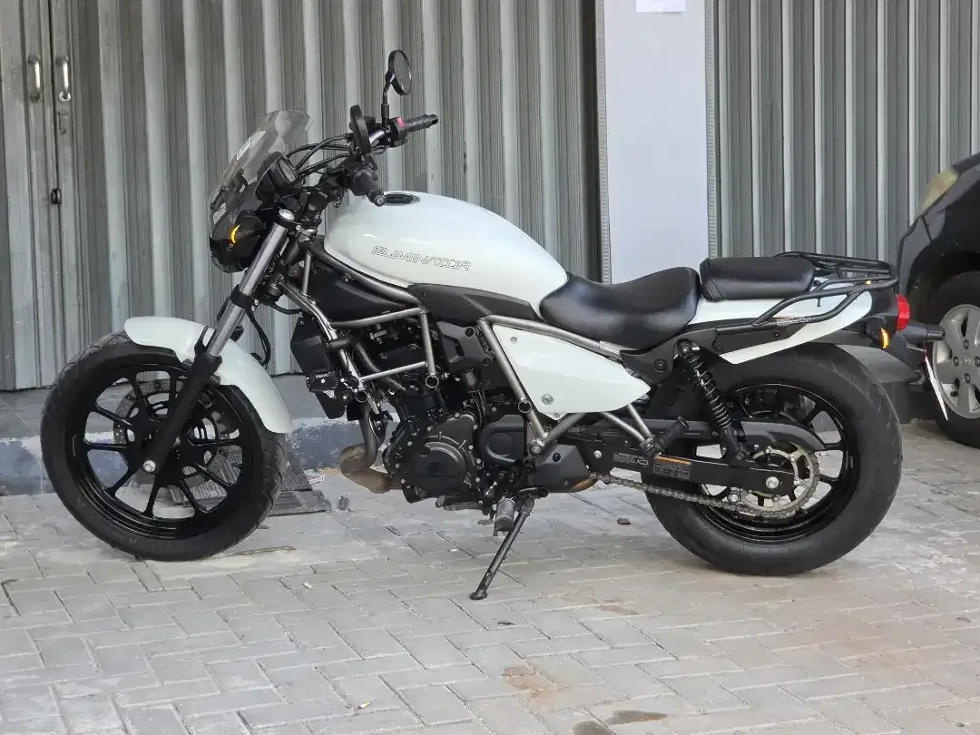 Moge Cruiser Kawasaki Eliminator 450 th 2024 Pmk Km7rb Like New Modif - Image 8 of 10