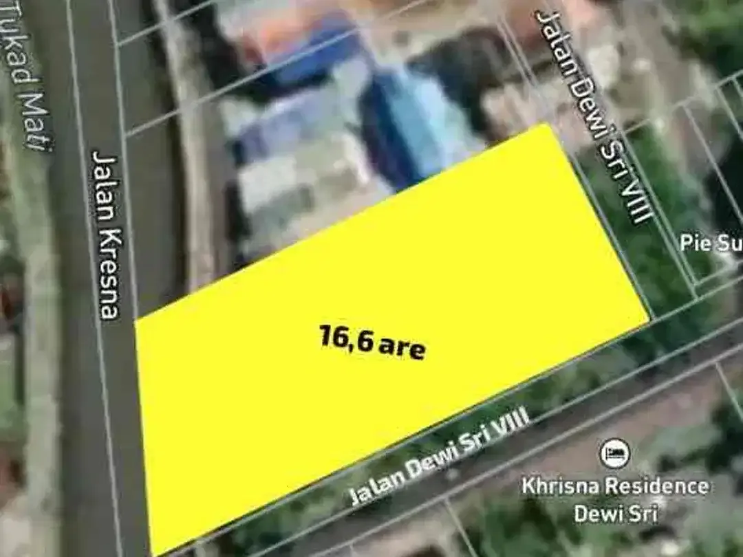 TANAH PREMIUM KUTA - 3 AKSES JALAN - COCOK VILLA & RESTO - DEWI SRI - Image 4 of 10