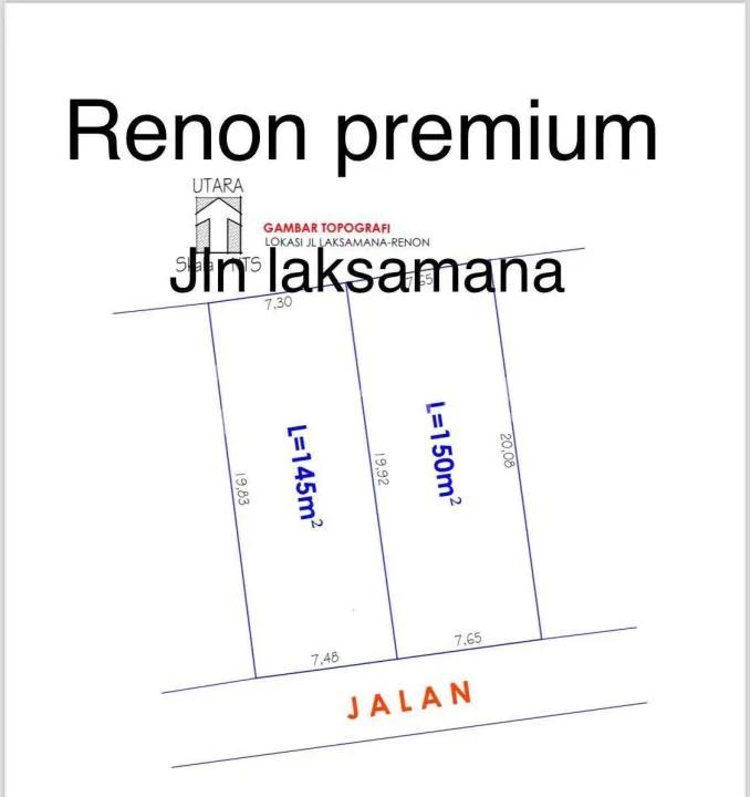 Dijual Tanah Premium di Jl. Laksamana, Panjer - Image 2 of 3