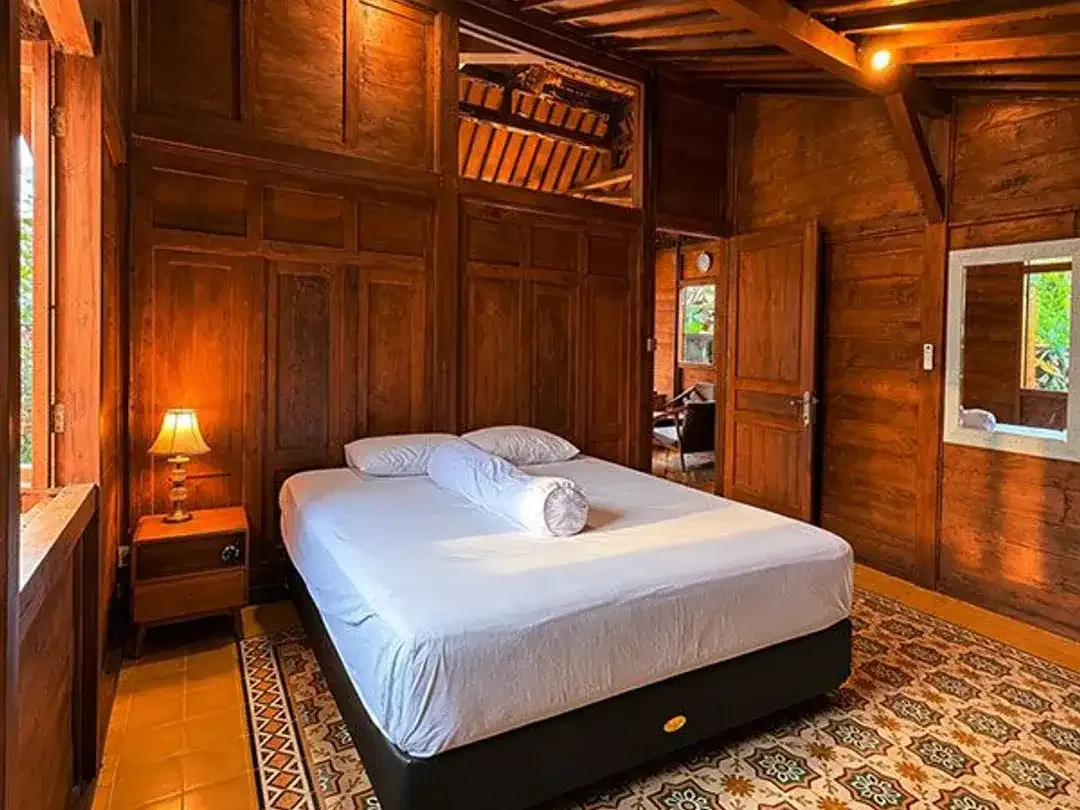 [Amr-049.Tdj-2] 2-Bedroom Private Pool Joglo Villa For Yearly Rent – Mambal, Bali - Image 8 of 10