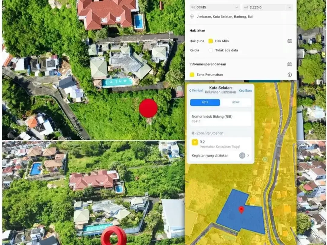 Tanah Eksklusif untuk Villa Mewah, harga dibawah harga pasar - Image 4 of 9