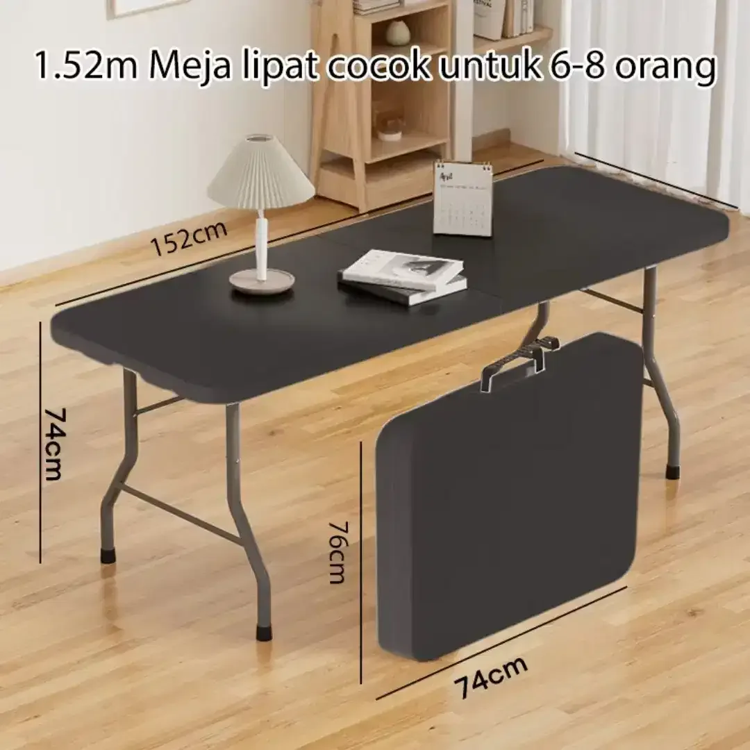 Meja lipat ukuran 152cm - Image 2 of 2