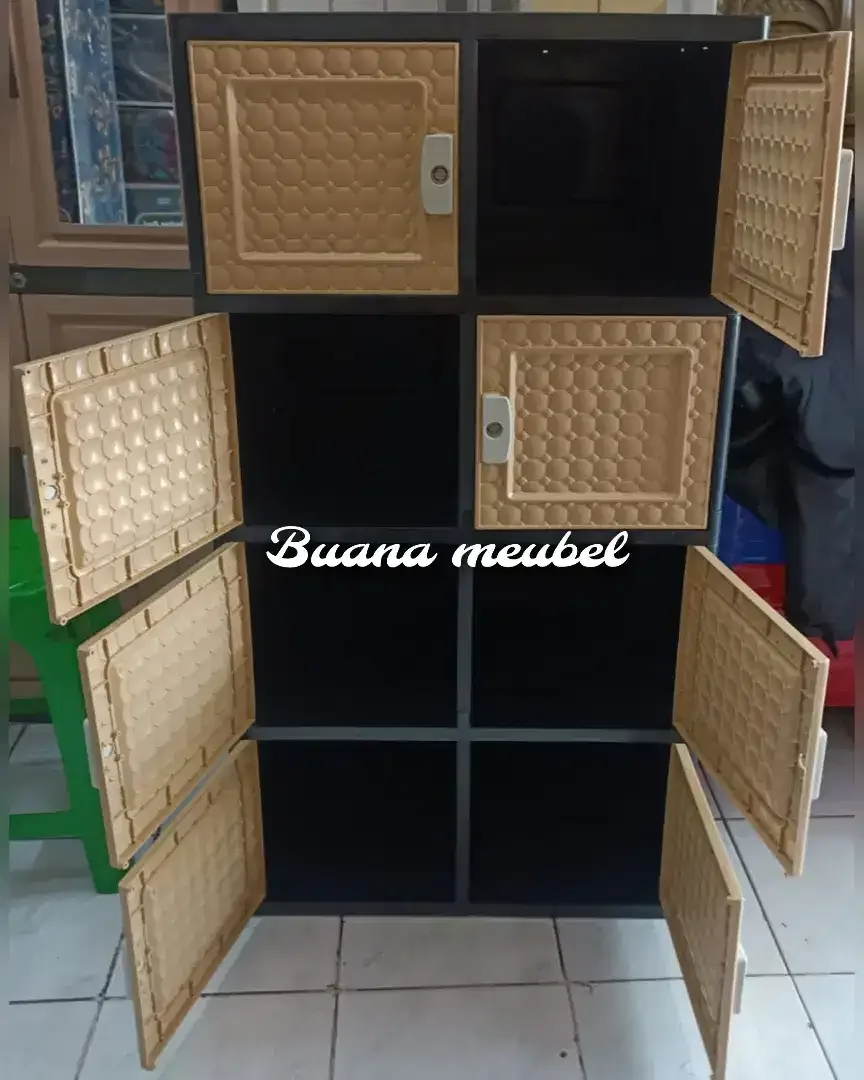 Lemari loker plastik cliks susun 4 - Image 2 of 2