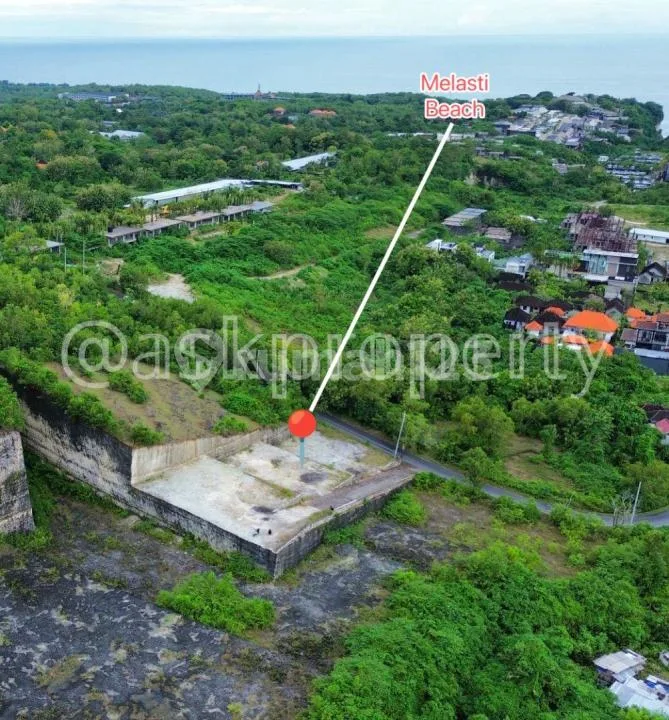 For Sale / Lease 3 Land Plots With Ocean Views Suitable For Villa Ungasan Bali - Image 1 of 4