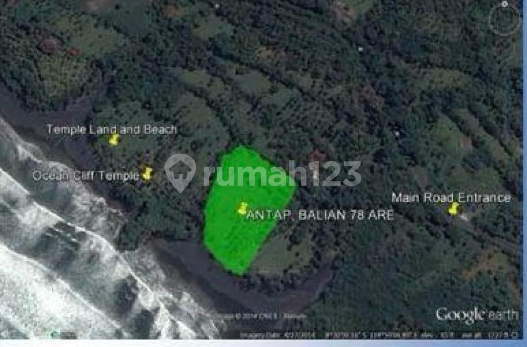Tanah Freehold Beachfront 7.879 MÂ² - Zona Pariwisata Pantai Balian - Image 2 of 4
