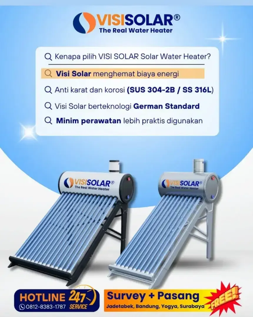 WATER HEATER SOLAR PEMANAS AIR - Image 8 of 8