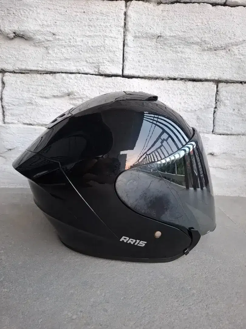 Helm MLA Visor Silver Bekas - Image 2 of 2