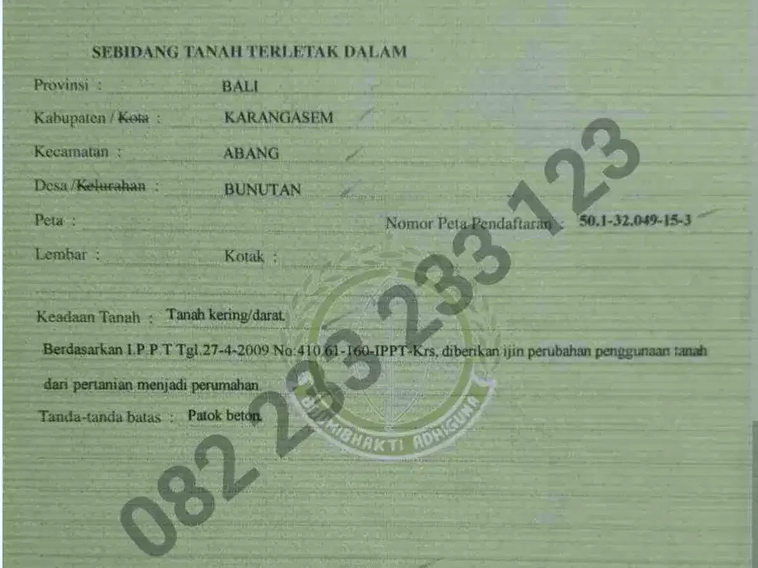 Tanah Premium Beach Front Pantai Amed - Image 4 of 10