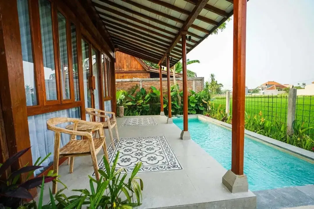 DISEWAKAN 1 BEDROOM POOL VILLA – SEMANA, UBUD – VIEW SAWAH - Image 2 of 10