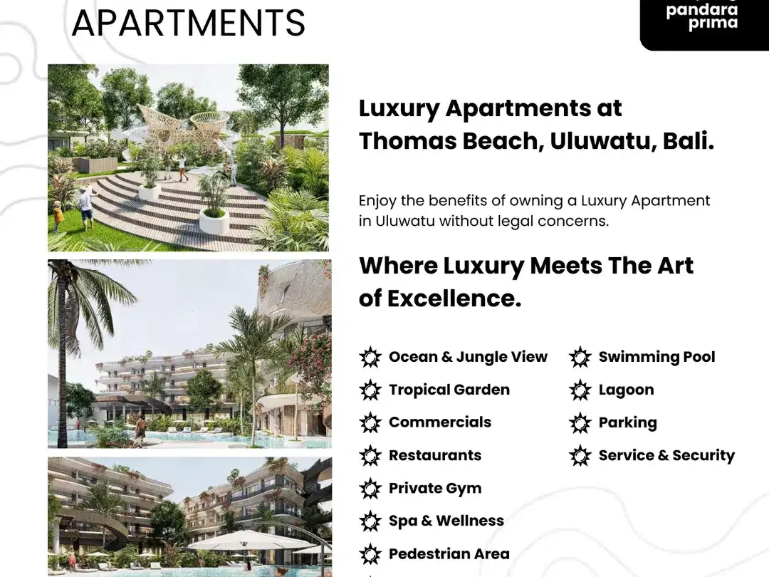 Luxury Apartment with Direct Thomas Beach View, Uluwatu - Image 2 of 10