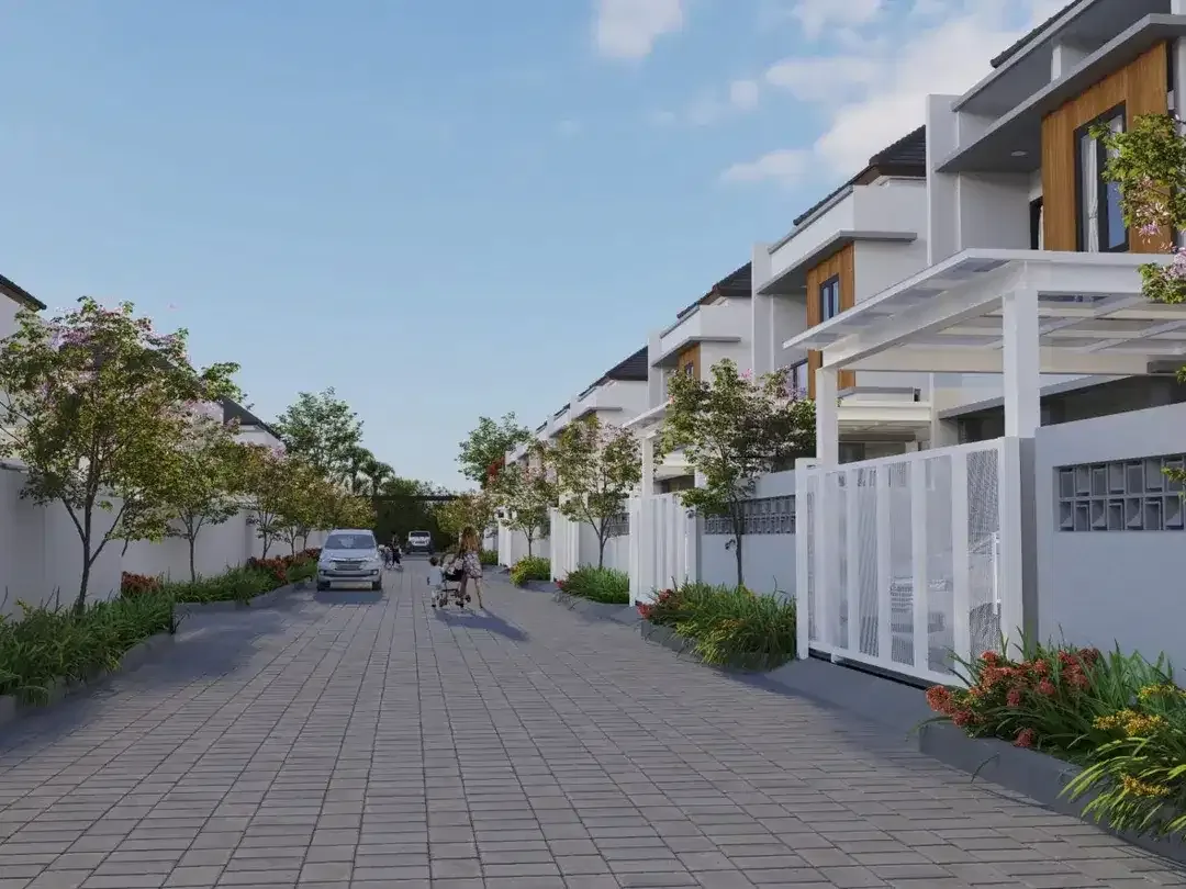 rumah baru 2 lantai di jimbaran,free pajak,balik nama,pagar - Image 6 of 10