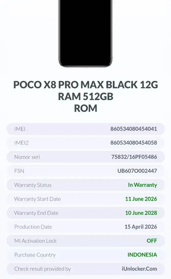 Poco X8 Pro Max 12/512 Garansi On - Image 4 of 5