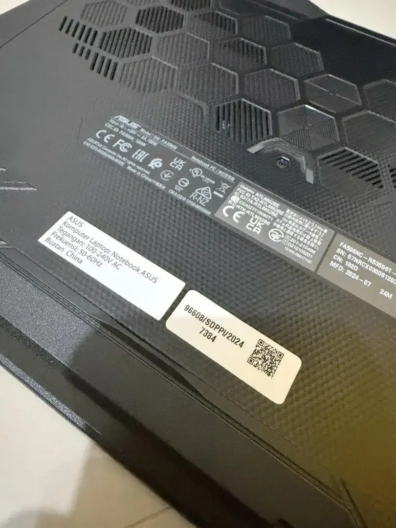 ASUS TUF GAMING A15 FA506NC | RYZEN 5 7535HS | RTX 3050 4GB - Image 7 of 8