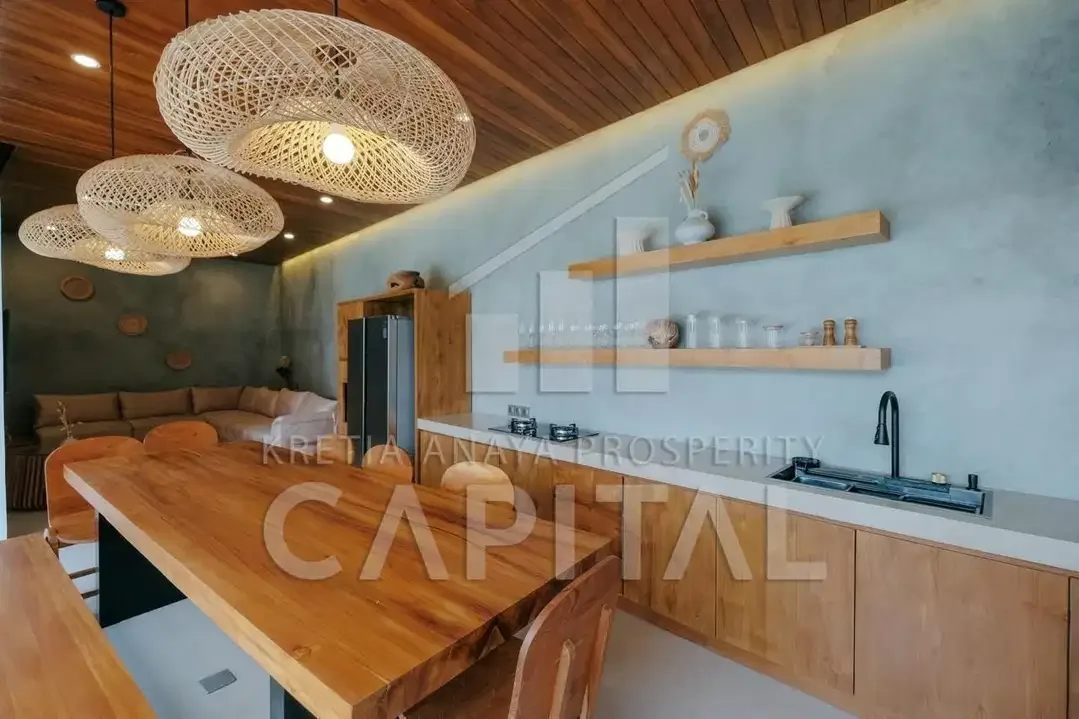 VILLA CANTIK DI BALI AREA KEROBOKAN CANGGU LOKASI SANGAT STRATEGIS - Image 8 of 10