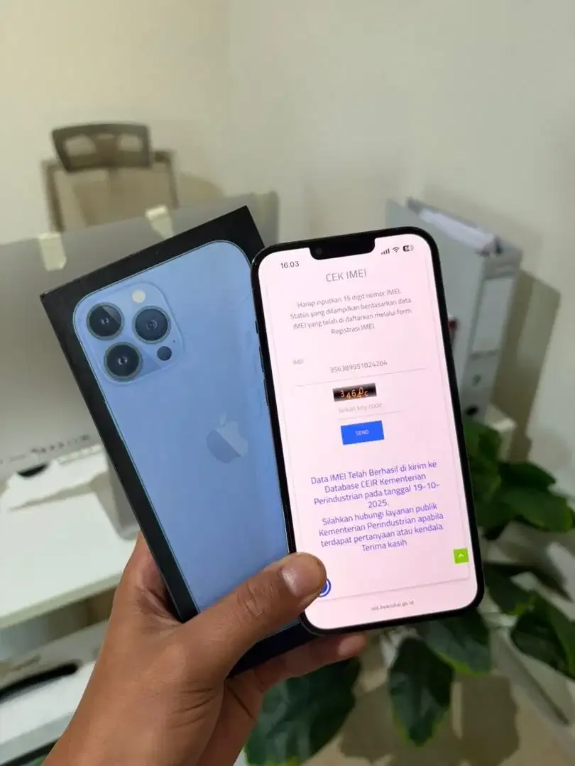 iPhone 13 Pro Max 128GB IMEI Bea Cukai Resmi Mulus Fullset - Image 5 of 5