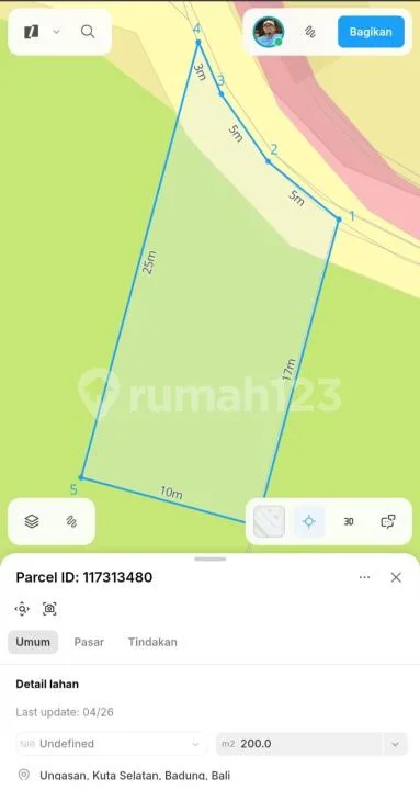 Tanah Plot Kecil Ungasan #Tj6436 - Image 4 of 4