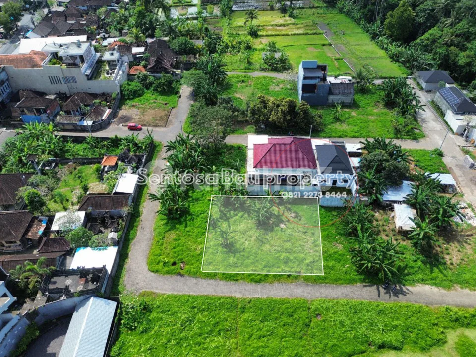 Tanah Murah di Bedulu Ubud 453M2 Lingkungan Villa - Image 1 of 4
