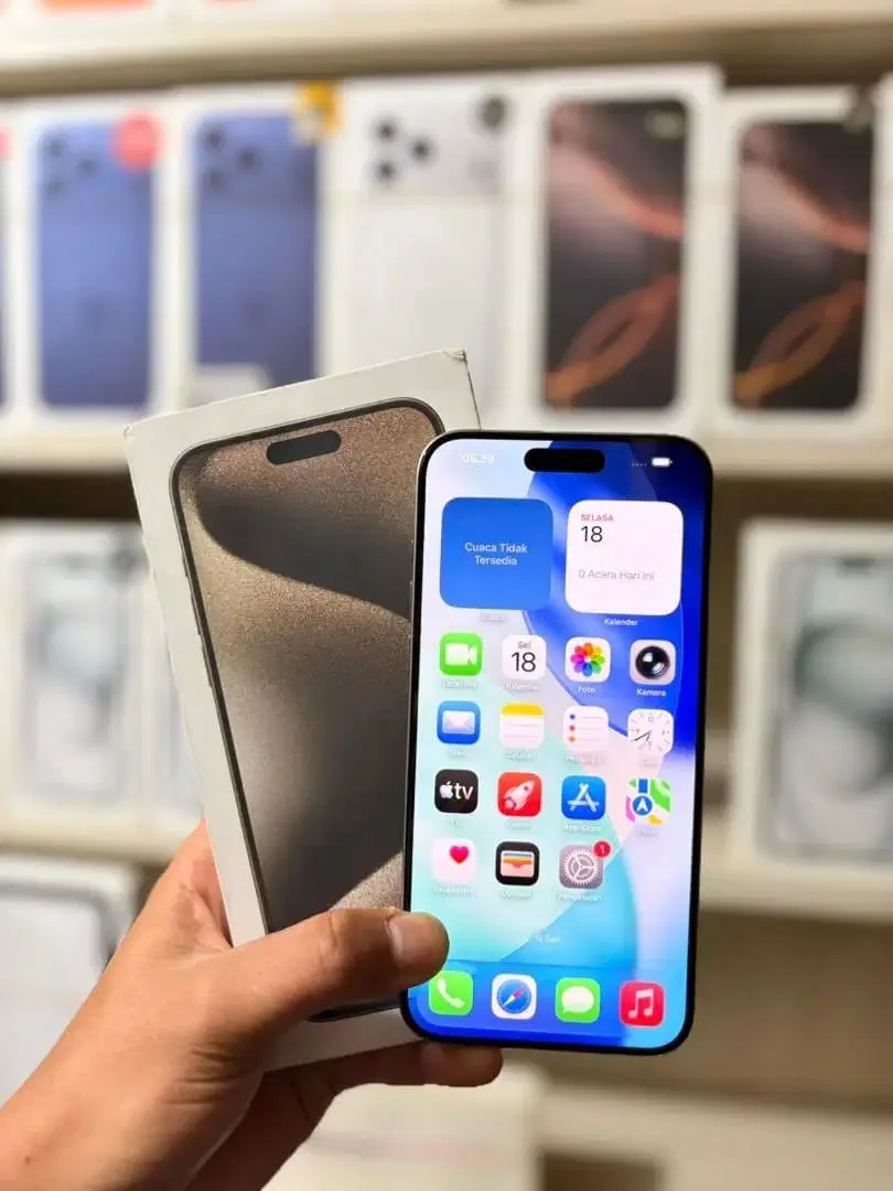 iPhone 15 Pro Max 256GB Ex iBox Resmi Like New Fullset Original - Image 2 of 4