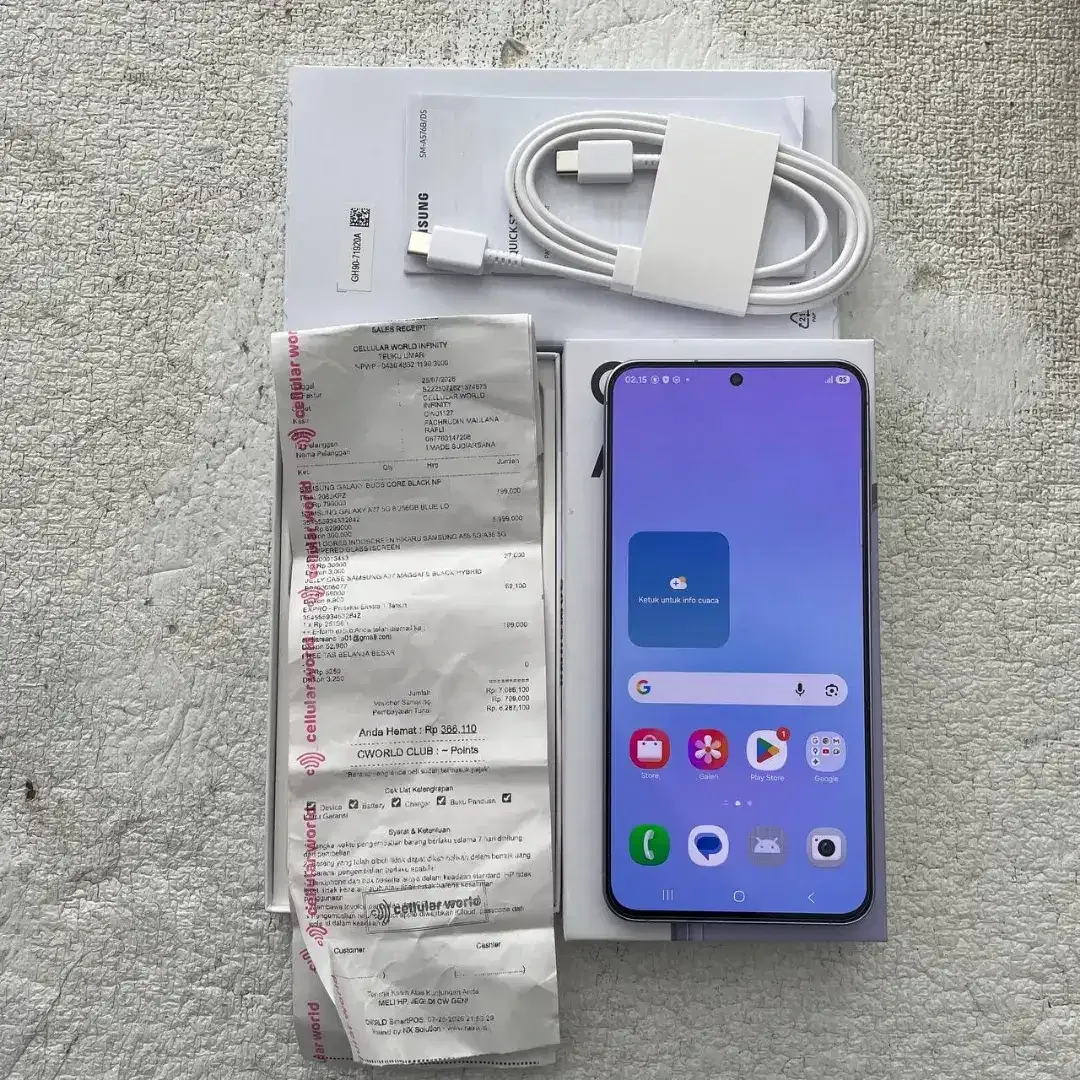 Samsung Galaxy A57 5G Warna Awesome Lilac 8/256GB - Image 1 of 4