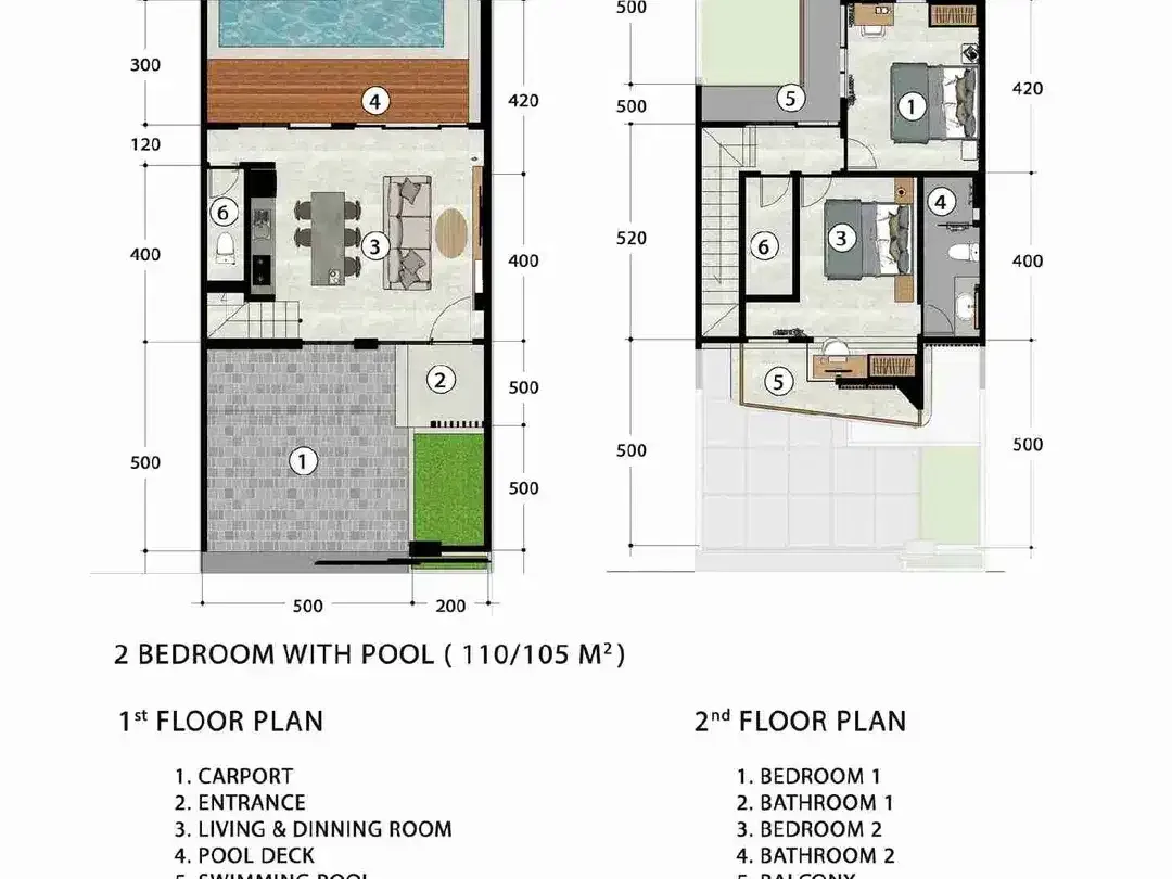 Cluster Villa Tropical Modern, Fully Furnished di Jimbaran, Bali dekat Bandara - Image 10 of 10
