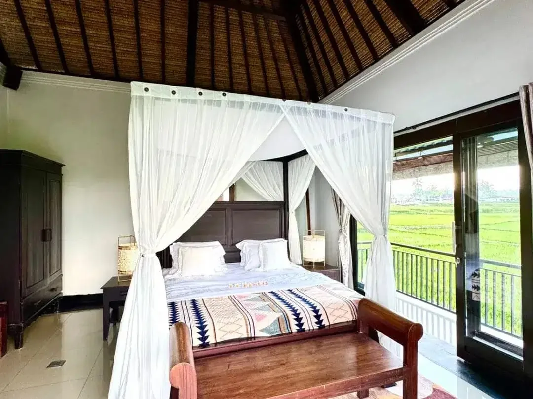 DIJUAL CEPAT VILLA PREMIUM KOMERSIAL VIEW SAWAH – UBUD TEGALALANG, BALI - Image 7 of 10