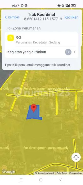 Tanah Sangat Strategis dan Premium di Jl Bumbak Umalas Kerobokan - Image 3 of 4