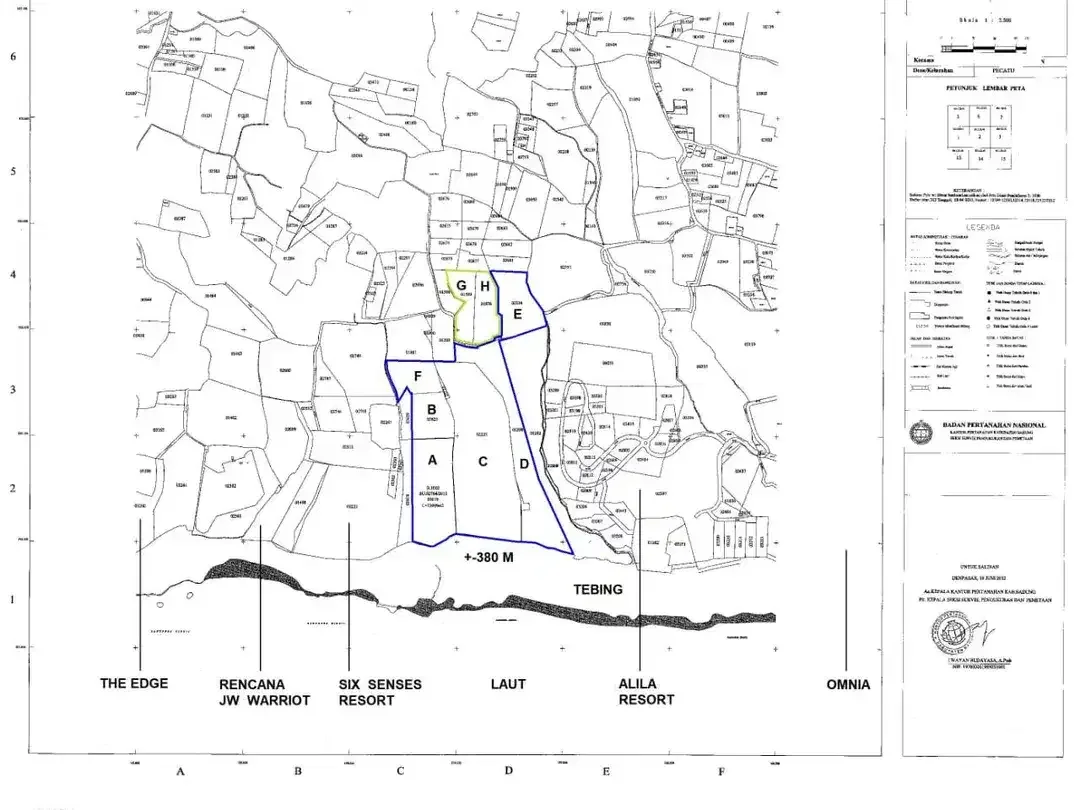 Dijual Tanah Tebing Pecatu Kuta Selatan - Image 8 of 9