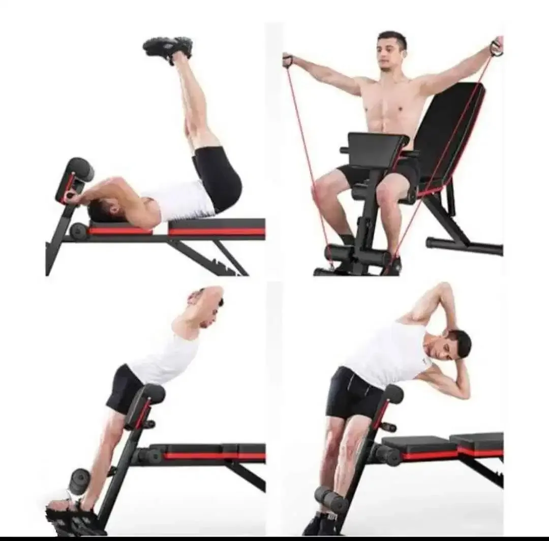 Bangku Bench Sit Up Adjustable Multifungsi + Preacher  barang baru - Image 4 of 4