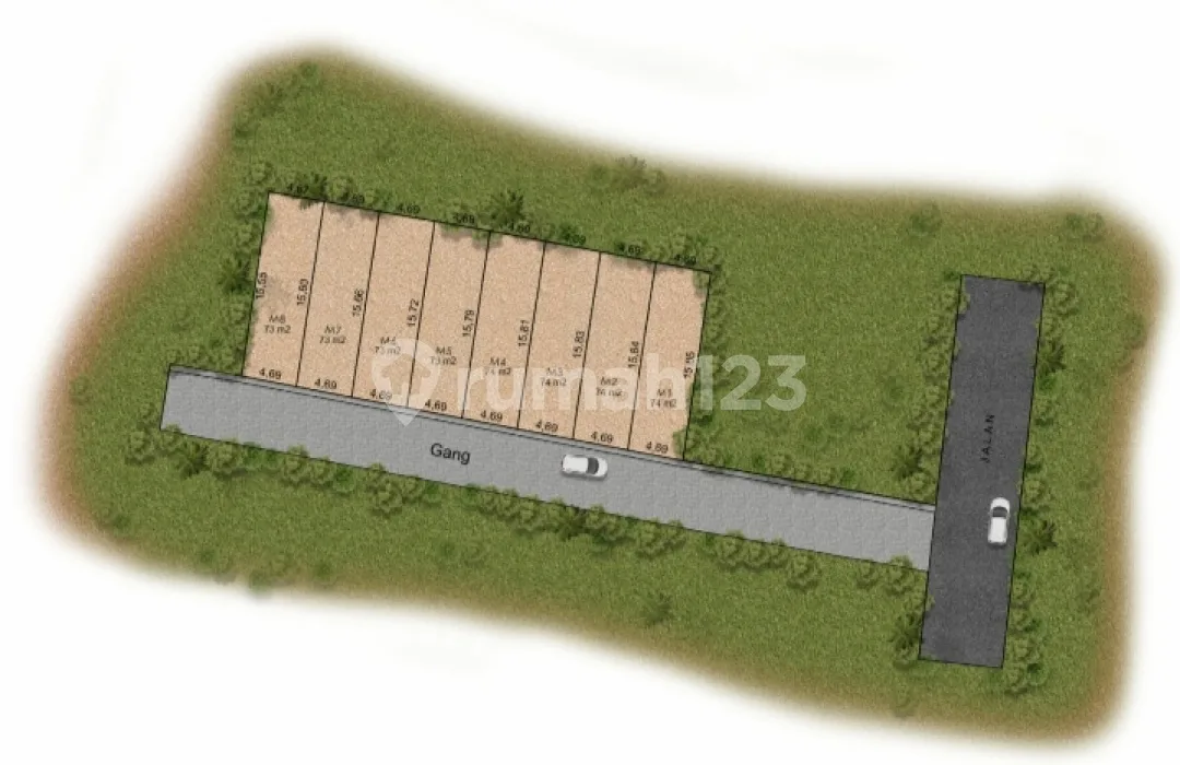 Di Jual Rumah Baru Murah Lokasi Premium - Image 3 of 4