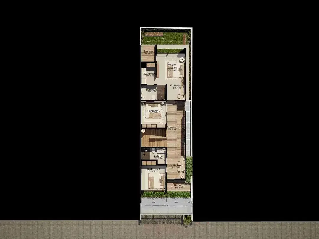 DIJUAL VILLA EKSLUSIF HANYA 3 UNIT AREA RENON - Image 7 of 10