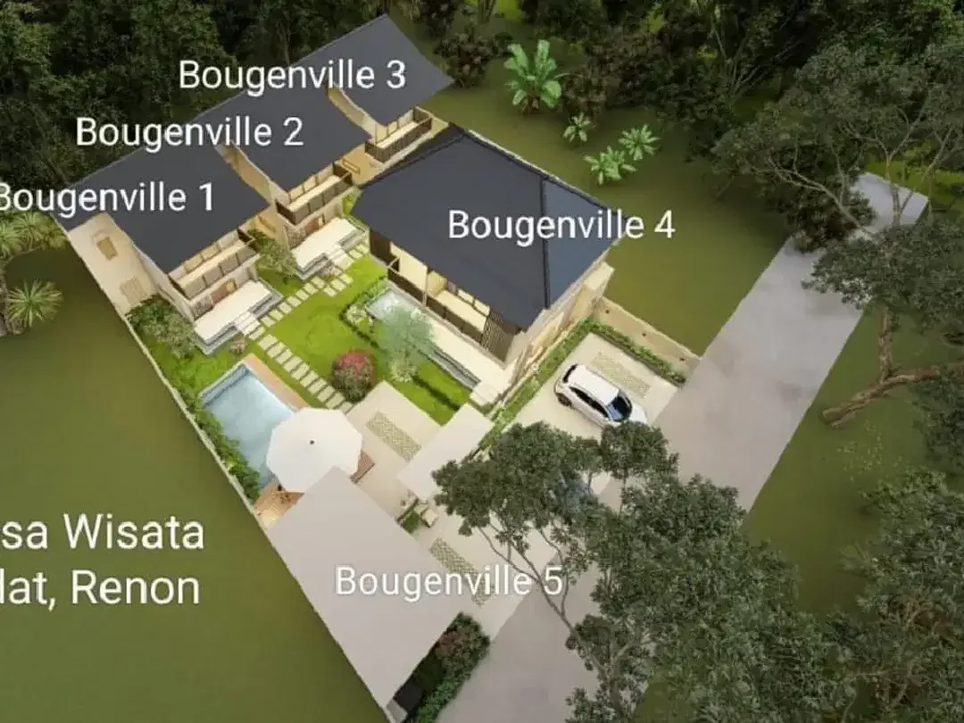 DISEWAKAN RUMAH VILLA 2BR D'BOUGENVILLE TYPE 2 RENON BALI - Image 3 of 3