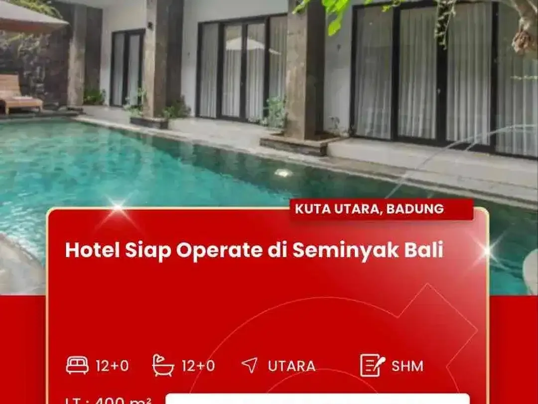 DIJUAL GUESTHOUSE DAERAH KEROBOKAN BADUNG BALI - Image 1 of 10