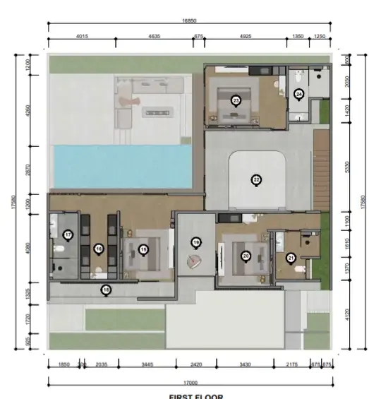 JUAL EXLUSIVE VILLA DI JL UTAMA BYPASS NGURAH RAI, DENGAN KONSEP ONEGATE & SEKURITI SYSTEM - Image 2 of 10