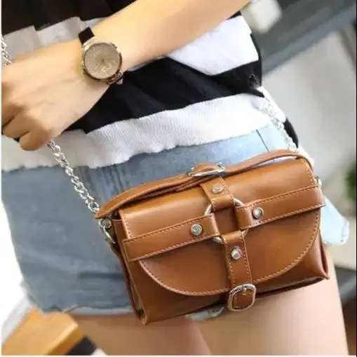 Fashion Cute Belt Black Bag - Image 4 of 4