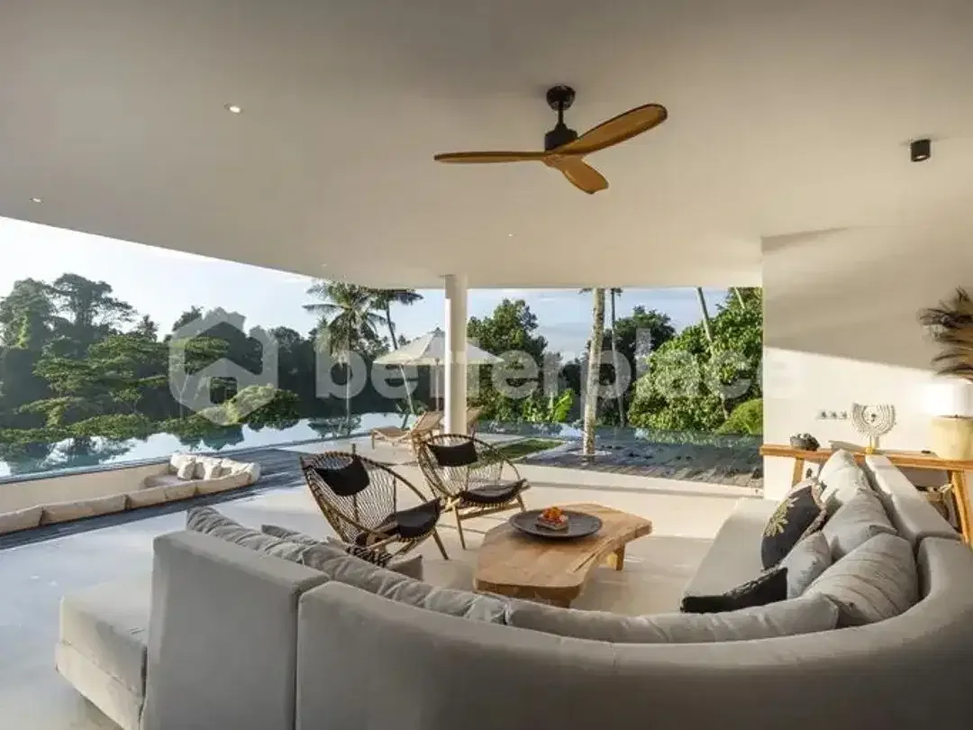 Curved Modernist Luxury Above Ubud's Jungle Canyon - Image 7 of 10